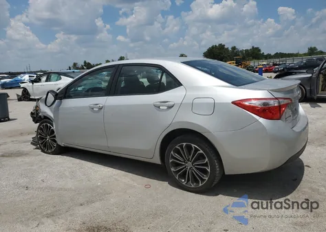 2016 Toyota Corolla L из США, поврежденный, VIN 2T1BURHEXGC588071